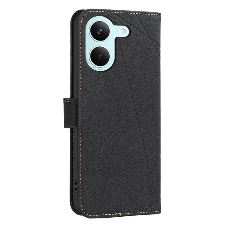 For Redmi Tubo 5 / Poco X8 Pro 5G Geometric Pattern RFID Leather Phone Case