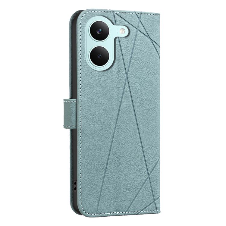 For Redmi Tubo 5 / Poco X8 Pro 5G Geometric Pattern RFID Leather Phone Case
