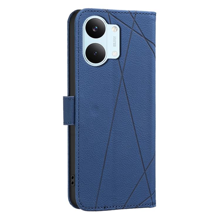 For Redmi Tubo 5 Max / Poco X8 Pro Max Geometric Pattern RFID Leather Phone Case