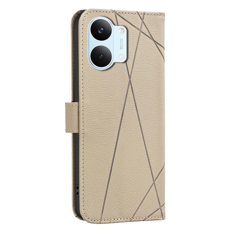 For Redmi Tubo 5 Max / Poco X8 Pro Max Geometric Pattern RFID Leather Phone Case