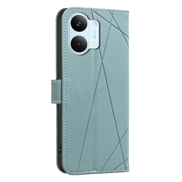 For Redmi Tubo 5 Max / Poco X8 Pro Max Geometric Pattern RFID Leather Phone Case
