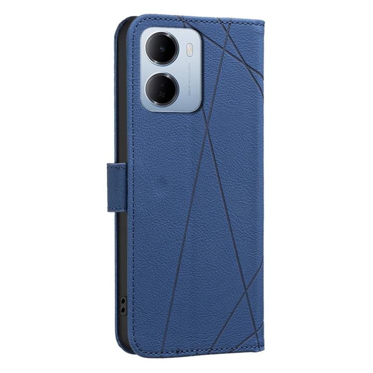 For Redmi 15a 5G Geometric Pattern RFID Leather Phone Case