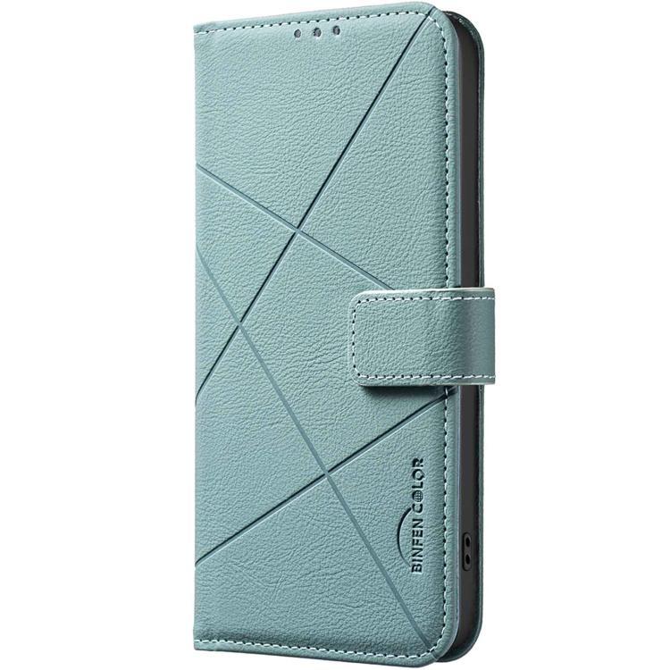 For Redmi 15a 5G Geometric Pattern RFID Leather Phone Case