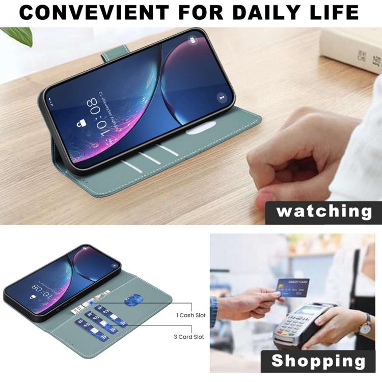 For Redmi 15a 5G Geometric Pattern RFID Leather Phone Case