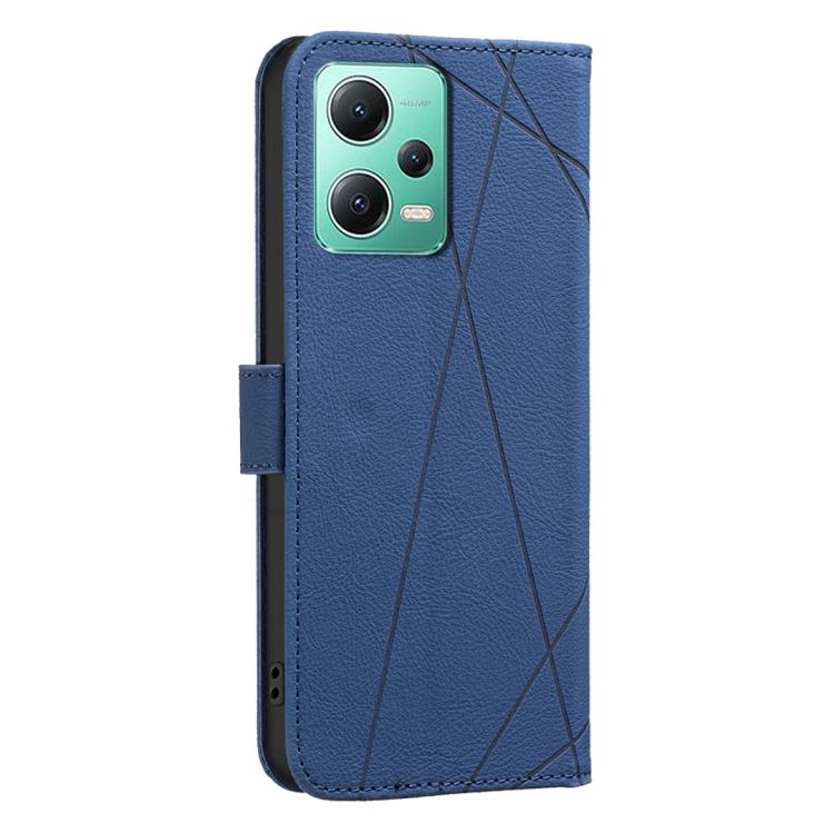 For Xiaomi Poco X5 Geometric Pattern RFID Leather Phone Case