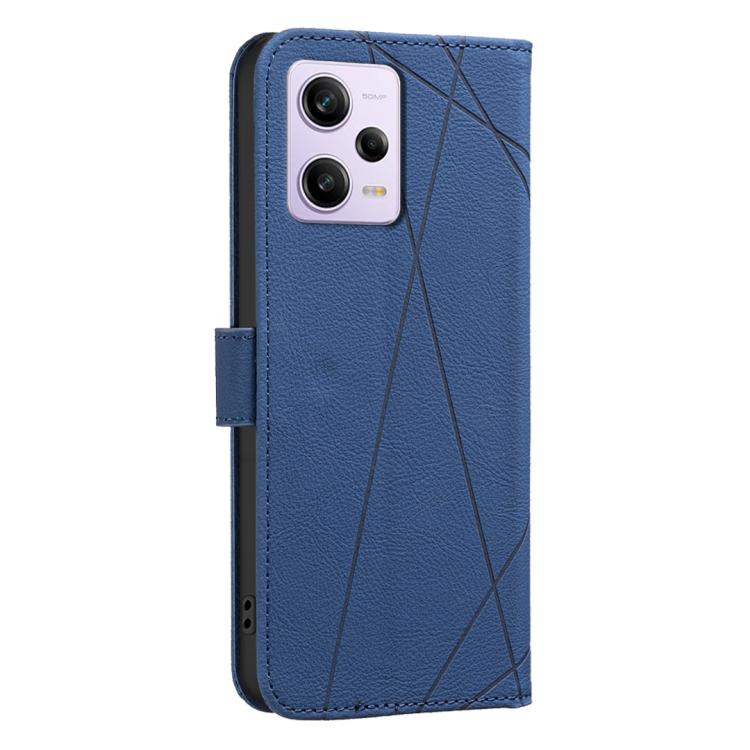 For Xiaomi Poco X5 Pro Geometric Pattern RFID Leather Phone Case