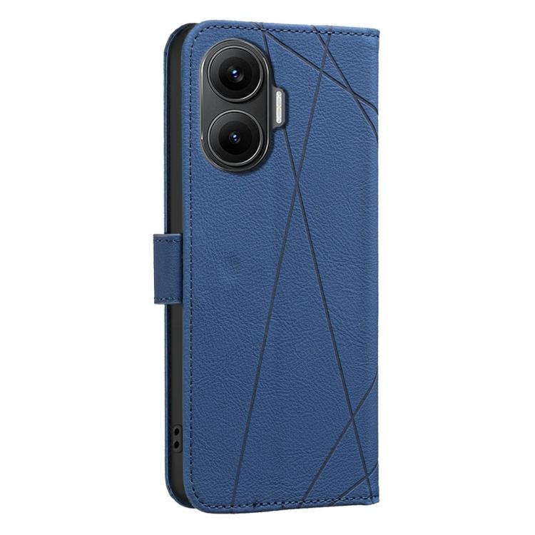For Xiaomi Poco F7 5G Global Geometric Pattern RFID Leather Phone Case