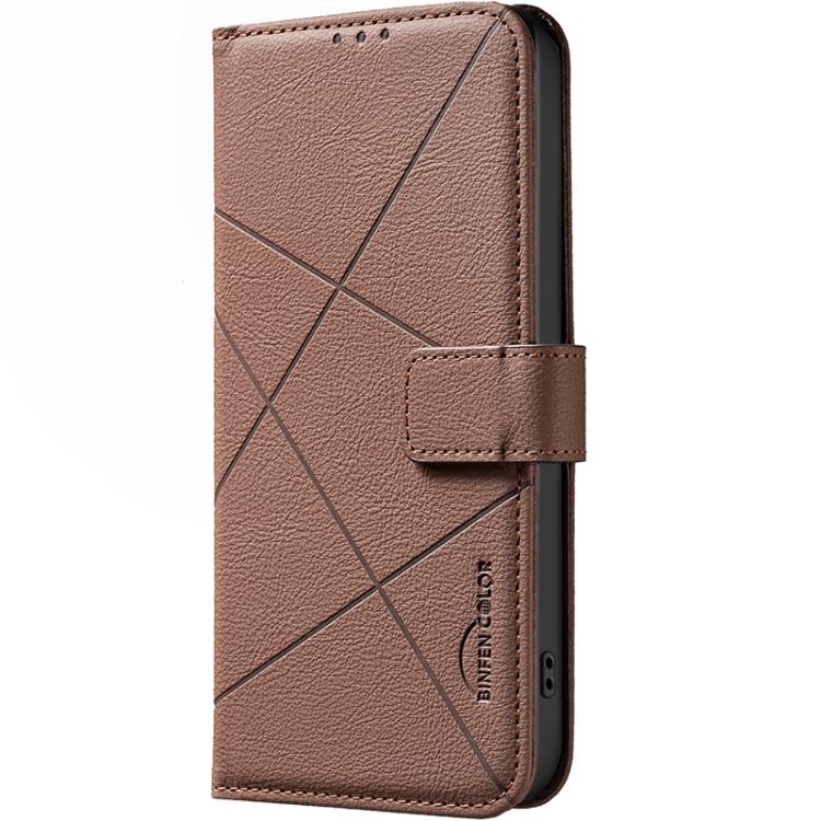 For Xiaomi 15T 5G Geometric Pattern RFID Leather Phone Case
