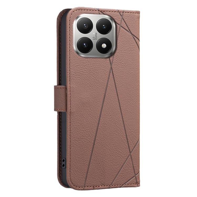 For Xiaomi 15T 5G Geometric Pattern RFID Leather Phone Case