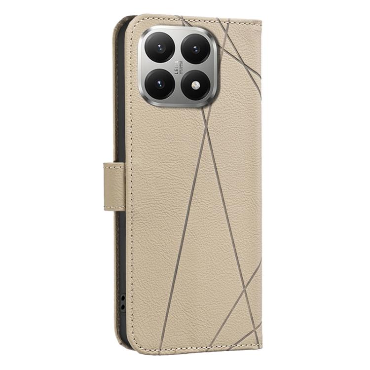 For Xiaomi 15T 5G Geometric Pattern RFID Leather Phone Case
