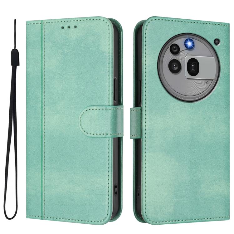 For Nothing Phone 3a Pro Line Splicing Buckle Retro Leather Phone Case