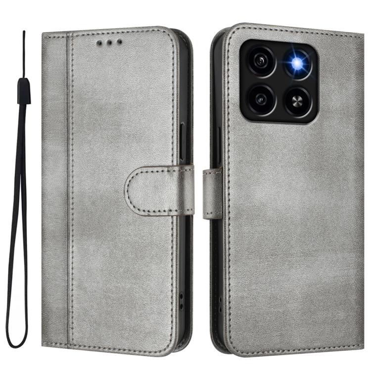 For ZTE Blade A35 / A55 Line Splicing Buckle Retro Leather Phone Case