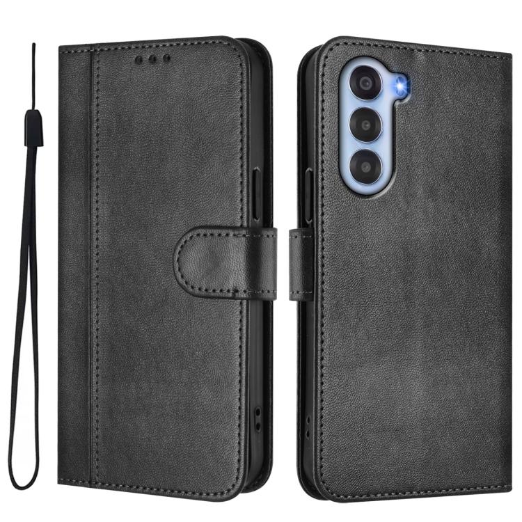 For ZTE Nubia S 5G A403ZT Line Splicing Buckle Retro Leather Phone Case