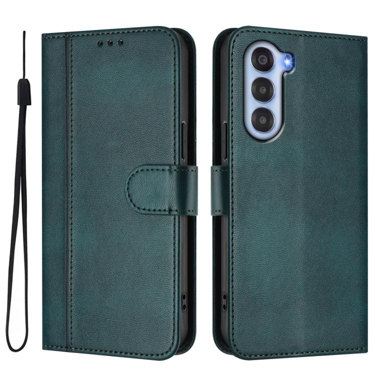 For ZTE Nubia S 5G A403ZT Line Splicing Buckle Retro Leather Phone Case