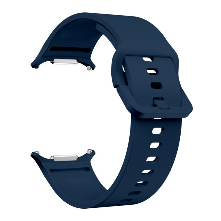 For Samsung Galaxy Watch Ultra 47mm / Ultra 2025 Solid Color Colorful Buckle Silicone Watch Band