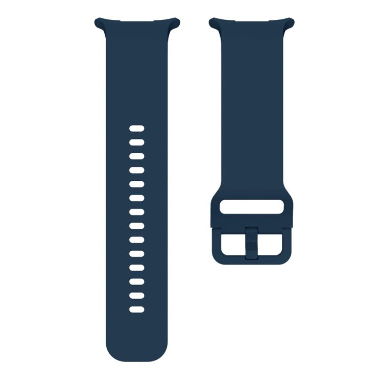 For Samsung Galaxy Watch Ultra 47mm / Ultra 2025 Solid Color Colorful Buckle Silicone Watch Band