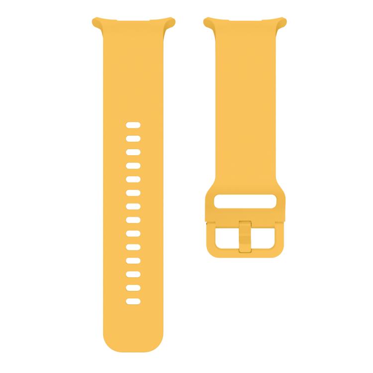 For Samsung Galaxy Watch Ultra 47mm / Ultra 2025 Solid Color Colorful Buckle Silicone Watch Band