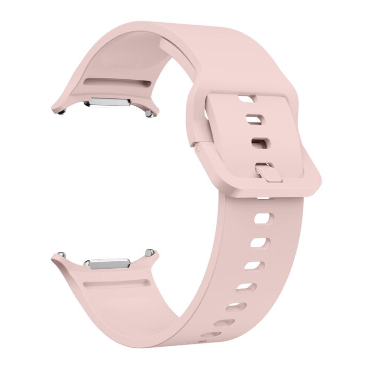 For Samsung Galaxy Watch Ultra 47mm / Ultra 2025 Solid Color Colorful Buckle Silicone Watch Band