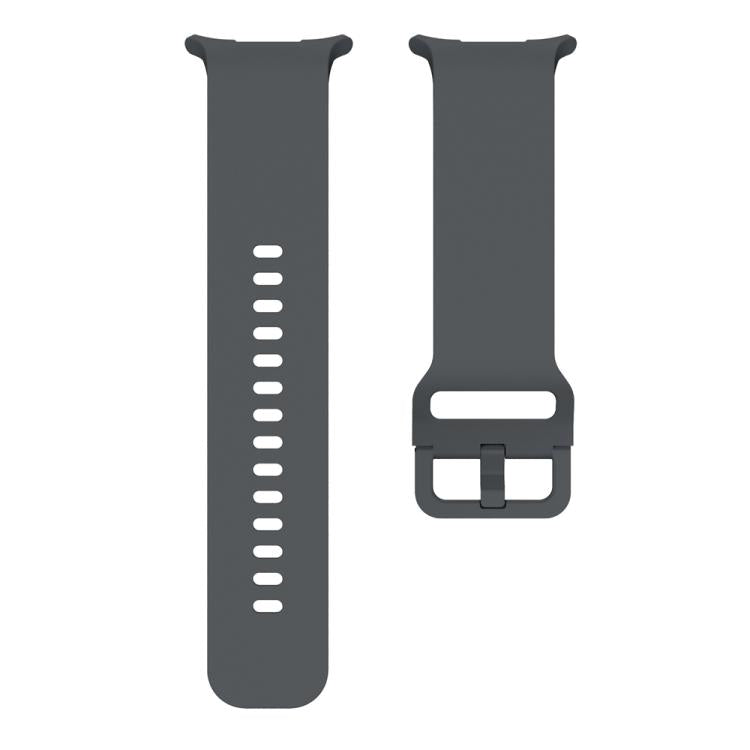 For Samsung Galaxy Watch Ultra 47mm / Ultra 2025 Solid Color Colorful Buckle Silicone Watch Band