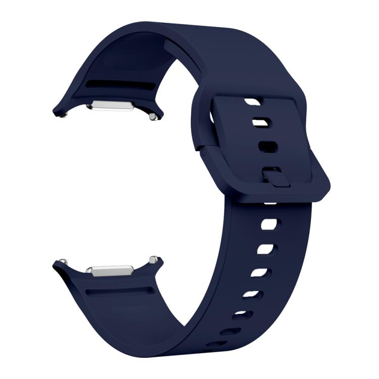 For Samsung Galaxy Watch Ultra 47mm / Ultra 2025 Solid Color Colorful Buckle Silicone Watch Band