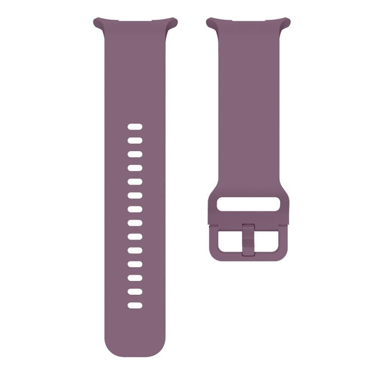 For Samsung Galaxy Watch Ultra 47mm / Ultra 2025 Solid Color Colorful Buckle Silicone Watch Band