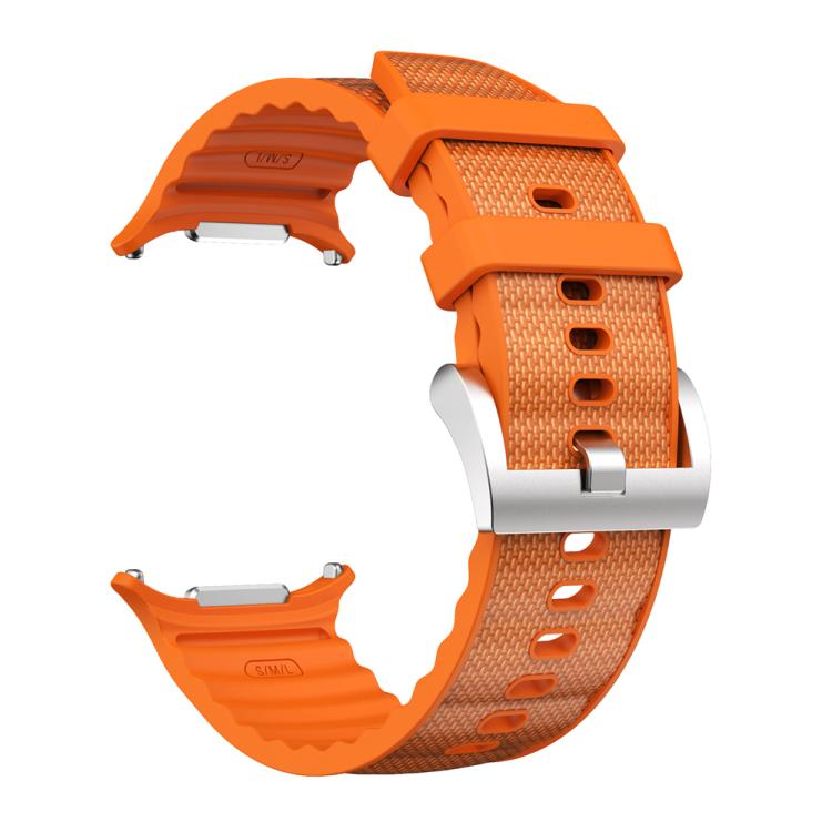 For Samsung Galaxy Watch Ultra 47mm / Ultra 2025 Solid Color Sports Silicone Watch Band