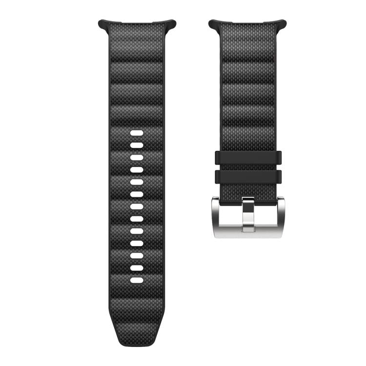 For Samsung Galaxy Watch Ultra 47mm / Ultra 2025 Solid Color Sports Silicone Watch Band