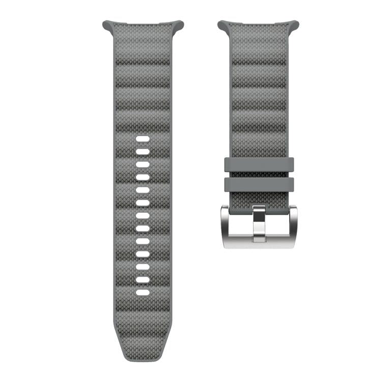 For Samsung Galaxy Watch Ultra 47mm / Ultra 2025 Solid Color Sports Silicone Watch Band