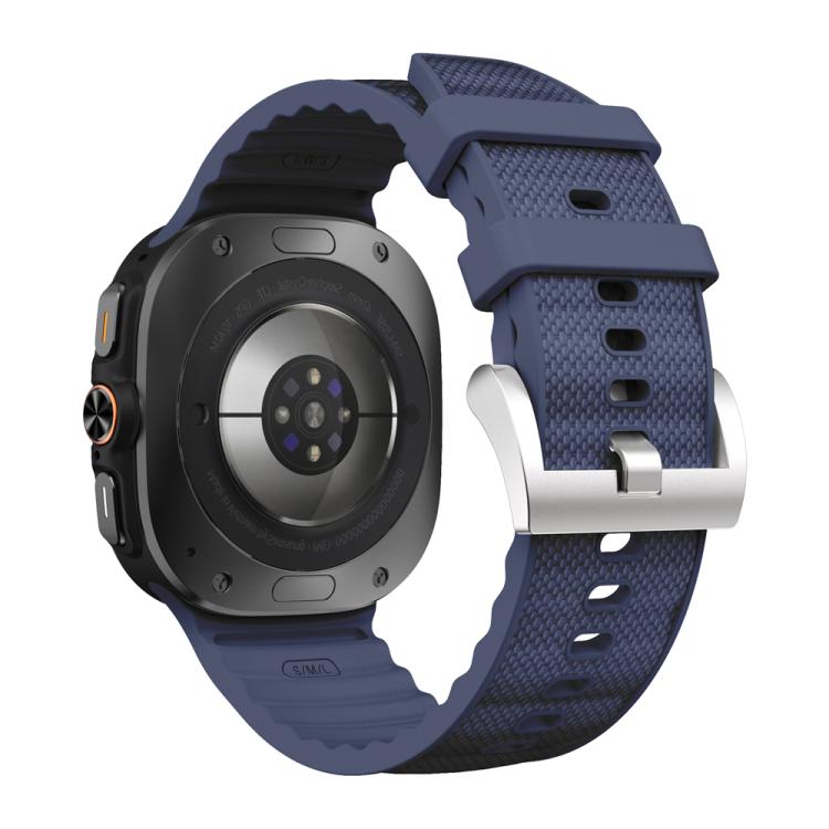 For Samsung Galaxy Watch Ultra 47mm / Ultra 2025 Solid Color Sports Silicone Watch Band