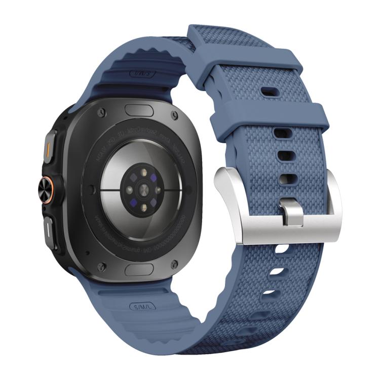 For Samsung Galaxy Watch Ultra 47mm / Ultra 2025 Solid Color Sports Silicone Watch Band