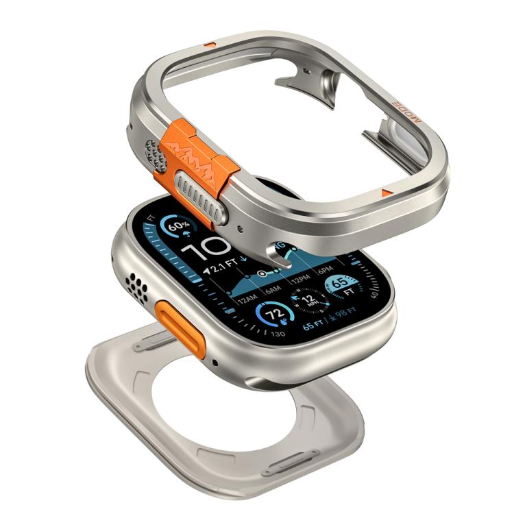 For Apple Watch Ultra 3 / 2 / 1 49mm Full Coverage Metal Watch Case
