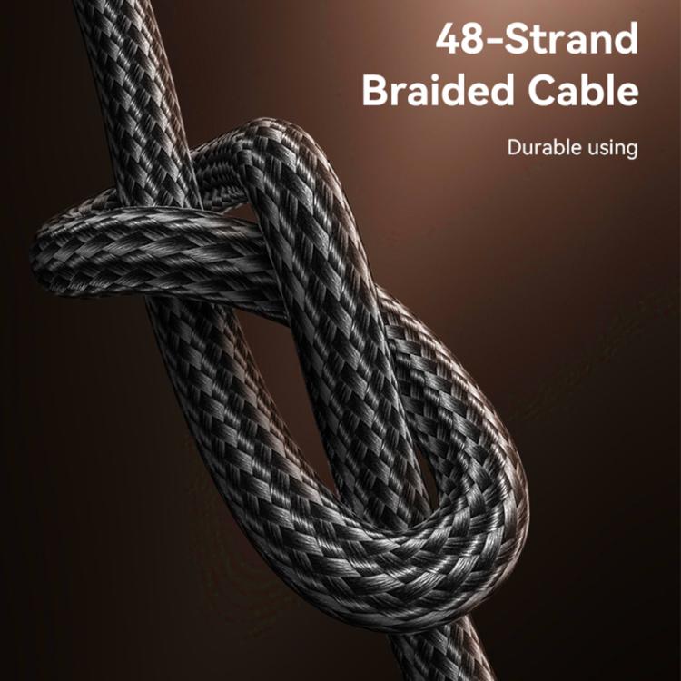 Yesido CA188 60W 3A USB-C / Type-C to Type-C Charging Data Cable, Length:0.3m - Black