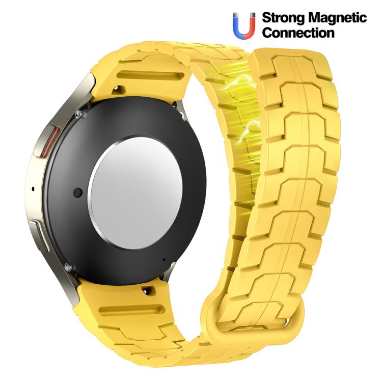 For Samsung Galaxy Watch 7 / 6 / 5 Magnetic Silicone Watch Band