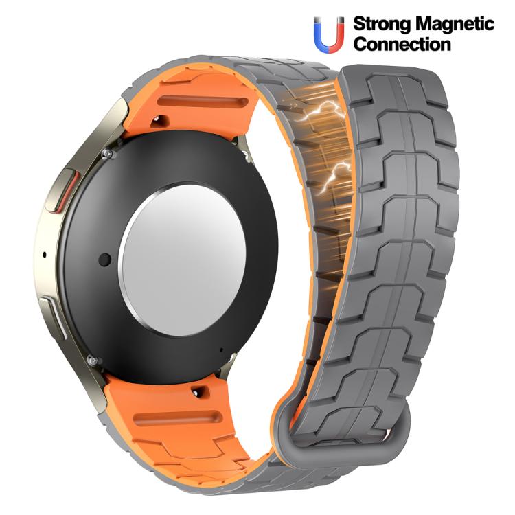 For Samsung Galaxy Watch 7 / 6 / 5 Magnetic Silicone Watch Band