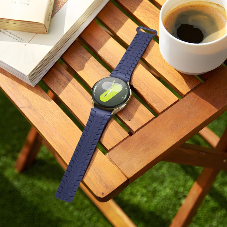 For Samsung Galaxy Watch 7 / 6 / 5 Magnetic Silicone Watch Band