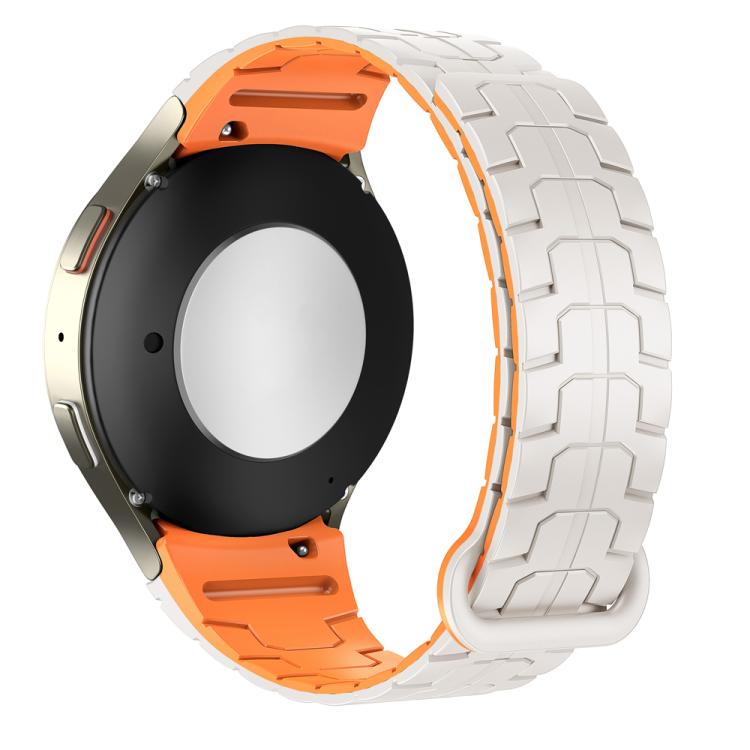 For Samsung Galaxy Watch 7 / 6 / 5 Magnetic Silicone Watch Band