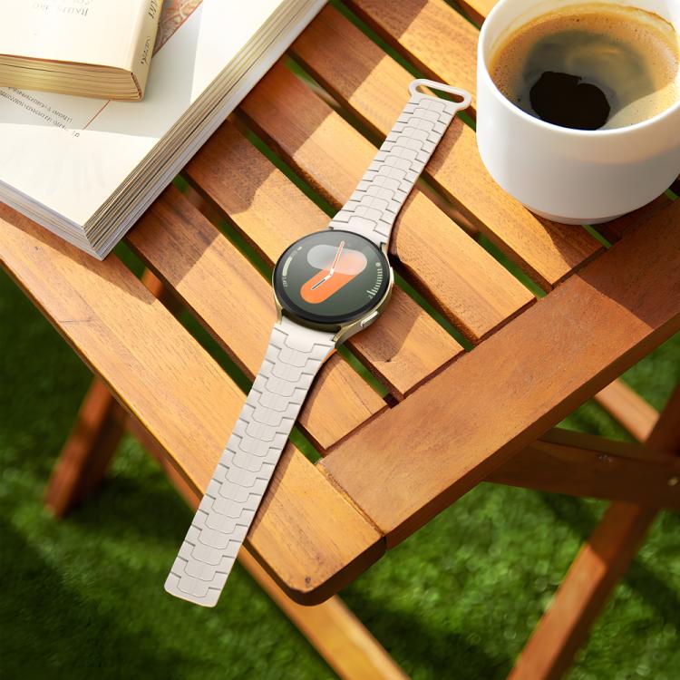 For Samsung Galaxy Watch 7 / 6 / 5 Magnetic Silicone Watch Band
