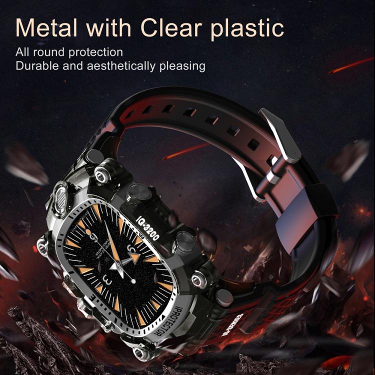 For Apple Watch Series 10 / 11 46mm Metal Case Integrated Silicone Watch Band
