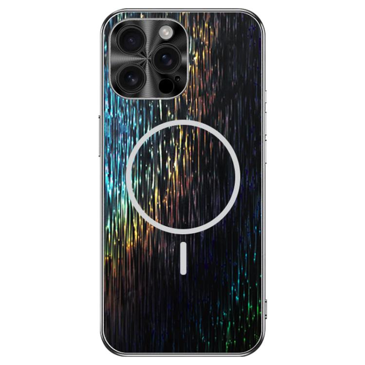 For iPhone 16 Pro Max Dazzling Acrylic Shockproof MagSafe Phone Case