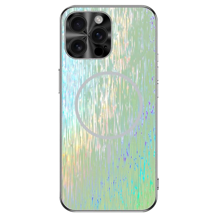 For iPhone 16 Pro Dazzling Acrylic Shockproof MagSafe Phone Case