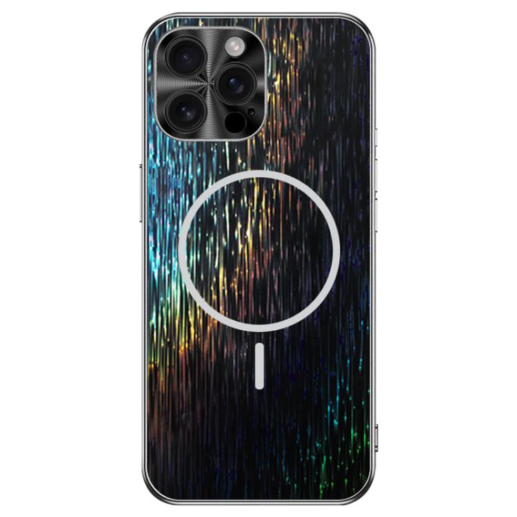 For iPhone 16 Pro Dazzling Acrylic Shockproof MagSafe Phone Case
