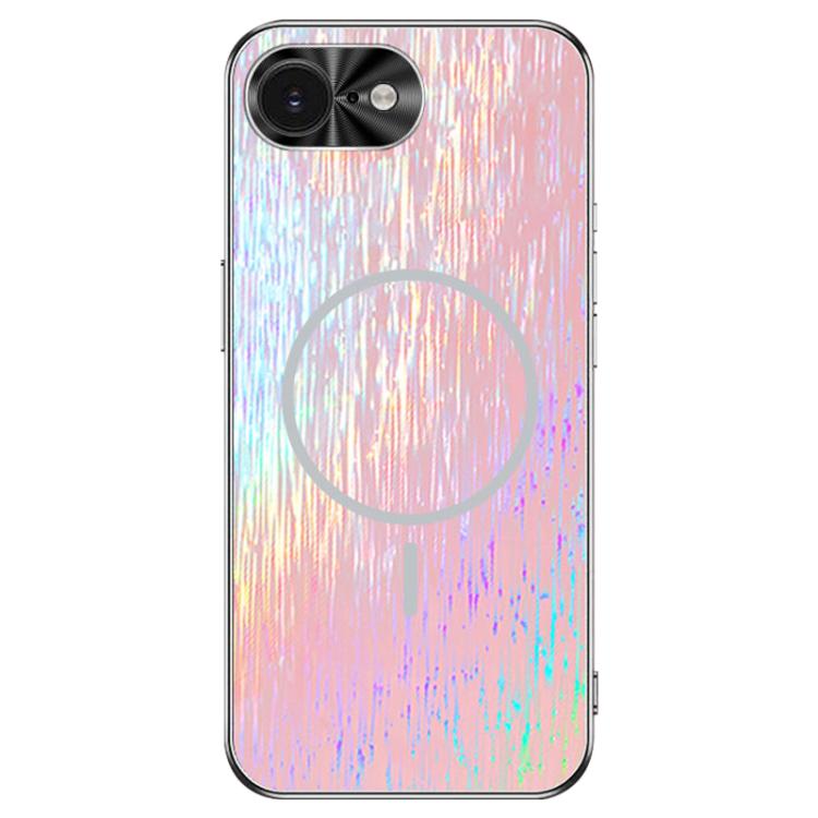 For iPhone 17e / 16e Dazzling Acrylic Shockproof MagSafe Phone Case