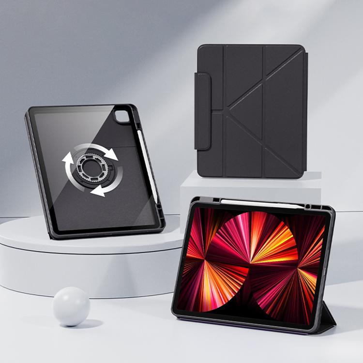 For iPad Pro 11 2022 / 2021 / 2020 Relieve Stress Rotatable Y-Fold Leather Tablet Case