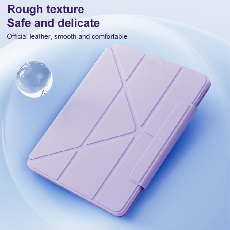 For iPad 10.2 2021 / 2020 / 2019 Relieve Stress Rotatable Y-Fold Leather Tablet Case