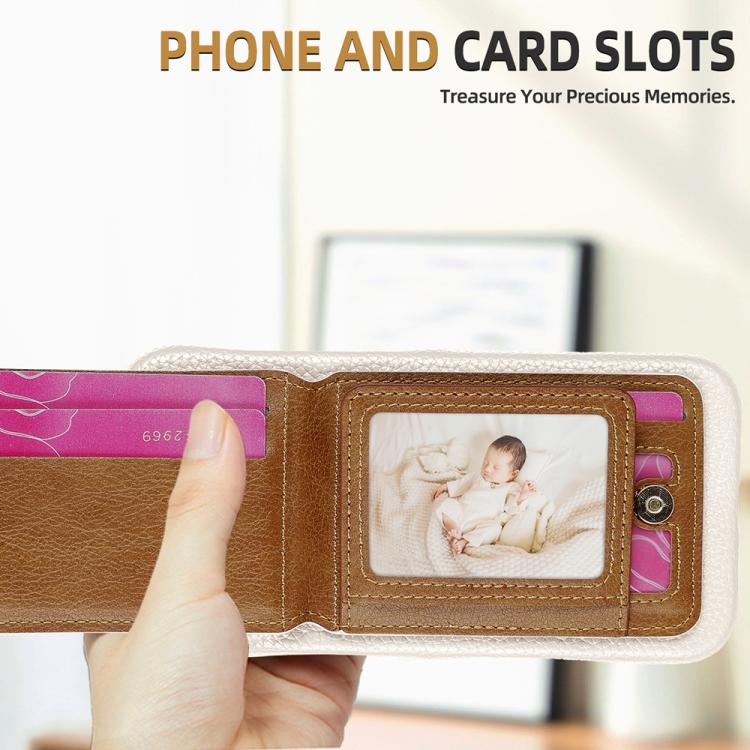 For iPhone 12 Pro Max Litchi Texture Leather Ring Card Bag Holder Phone Case