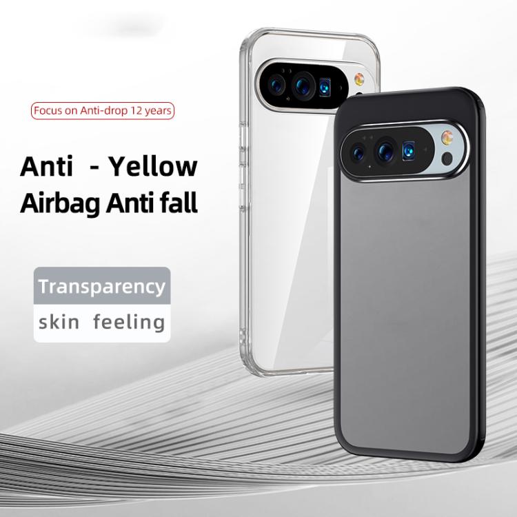 For Google Pixel 10 Pro Armor Clear TPU Hybrid PC Phone Case