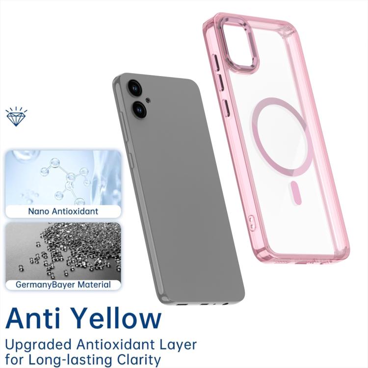 For Samsung Galaxy A05 MagSafe Magnetic Clear Phone Case