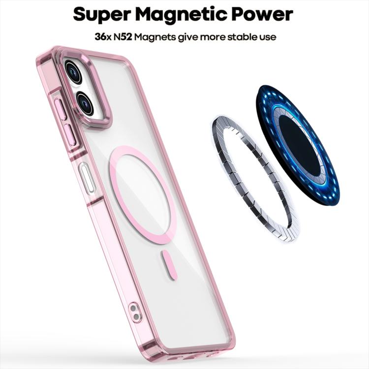 For Samsung Galaxy A06 4G MagSafe Magnetic Clear Phone Case