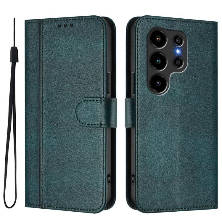 For Blackview Wave 10 Line Splicing Buckle Retro Leather Phone Case