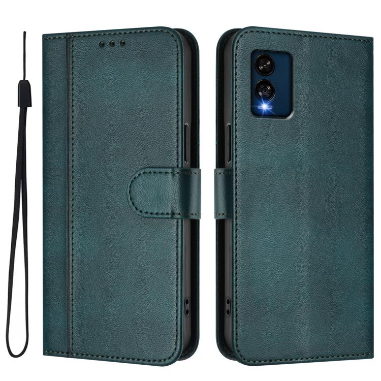 For BLU View Speed 5G B1550VL Line Splicing Buckle Retro Leather Phone Case